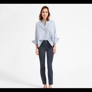Everlane Side Zip Work Pants in Navy